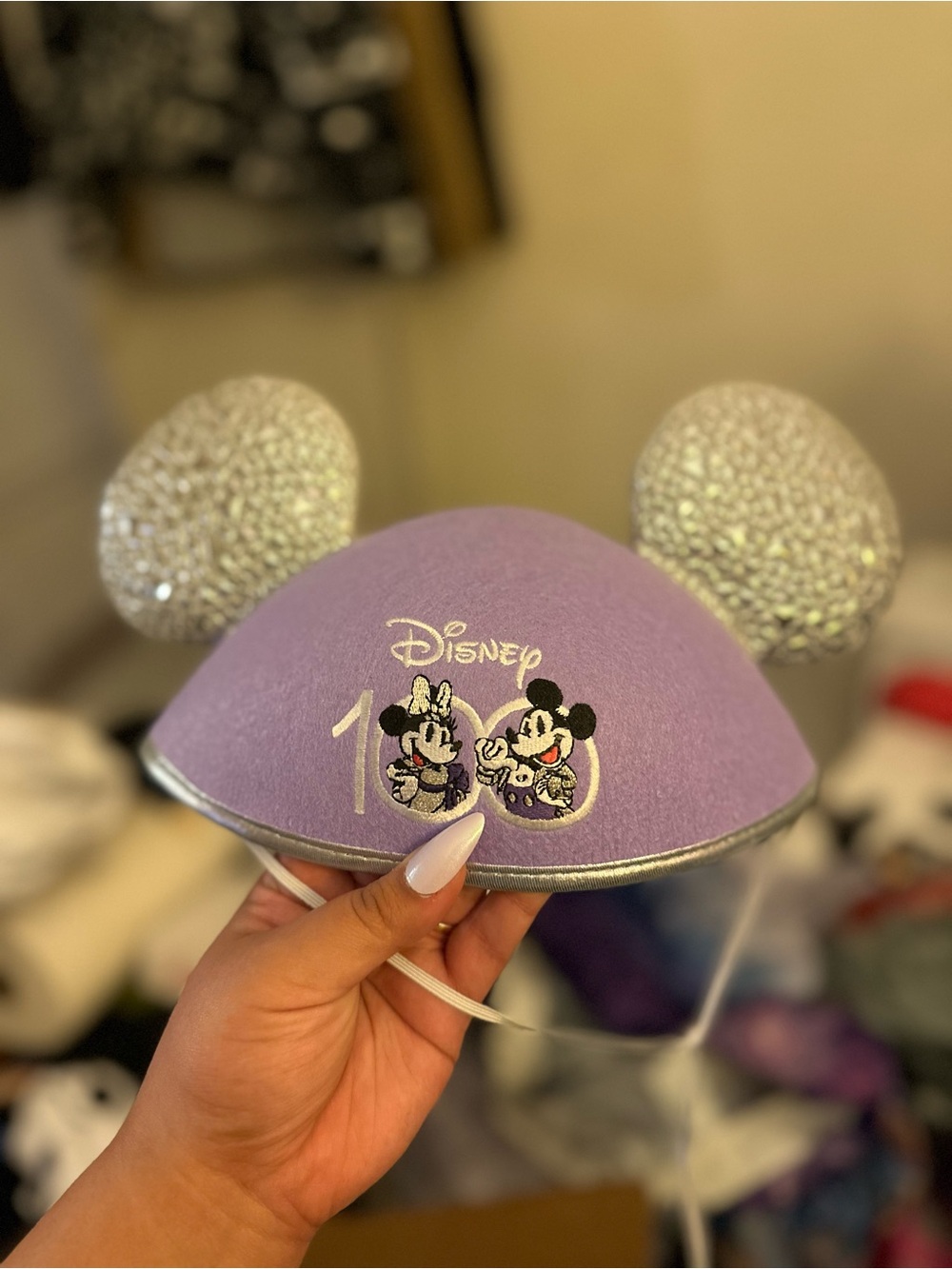 Disney 100 Minnie & Mickey Sparkle Ear Headband